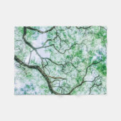 エレガント不気味離れフリースブランケット フリースブランケット (正面(横))