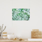 エレガント不気味離れ枝 | ポスター (キッチン)