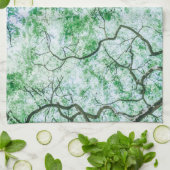 エレガント不気味離れ&ブランチ キッチンタオル (折り畳み)