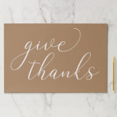 エレガント与え感謝してい白書感謝祭 ペーパーパッド (インサイチュ)