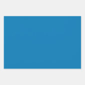 エレガント中ブルーのミニマリストとシック ラッピングペーパーシート (正面)