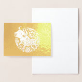 エレガント中国の年 箔カード (ディスプレー)