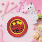 エレガント中国の新年 ペーパープレート (パーティー)