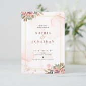 エレガント中性水色フローラ結婚 (スタンド正面)