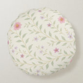 エレガント人気がある王室のモダン生花 ラウンドクッション (裏面)