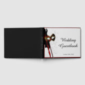 エレガント仮装結婚の ゲストブック (全面)