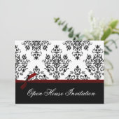 エレガント企業のパーティの招待状 招待状 (スタンド正面)