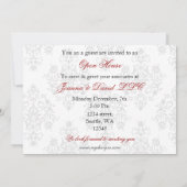 エレガント企業のパーティの招待状 招待状 (裏面)