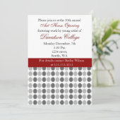 エレガント企業のパーティの招待状 招待状 (スタンド正面)