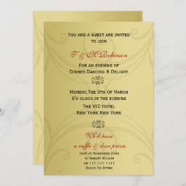 エレガント企業のパーティの招待状 招待状