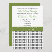 エレガント企業のパーティの招待状 招待状 (正面/裏面)