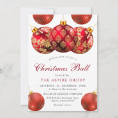 エレガント企業のモダンパーティー 招待状 (正面)