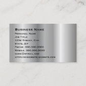 エレガント企業の名刺 名刺 (裏面)