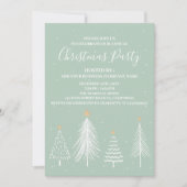 エレガント企業のOfficeのパーティー 招待状 (正面)