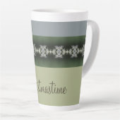 エレガント休日 カフェラテマグ (右アングル)