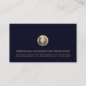 エレガント会計名刺 名刺 (正面)