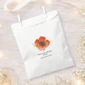 エレガント伝統の水の色フローラ結婚 フェイバーバッグ (クリップ留めされた状態)