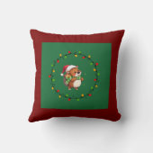 エレガント伝統的クラシックシンプルRED GREEN クッション (裏面)