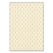 エレガント伝統的デザイン結婚ズ テーブルナンバー (裏面)