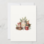 エレガント伝統的パーティの招待状 招待状 (裏面)