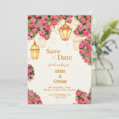 エレガント伝統的結婚式招待状 招待状 (スタンド正面)