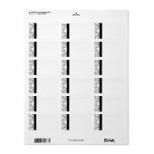 エレガント住所 シール (フルシート)