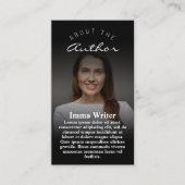 エレガント作家ミート&あいさつプロモバーティカル 名刺 (正面)