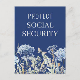 エレガント保護社会保障 ポストカード