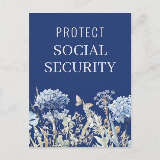 エレガント保護社会保障 ポストカード (正面)