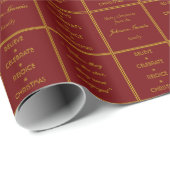 エレガント信じ祝クリスマス ラッピングペーパー (ロールコーナー)