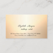 エレガント光スタイリッシュ，黒のロイヤリティカード ロイヤリティカード (裏面)