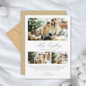 エレガント全メリー3 Photo Christmas Family シーズンカード