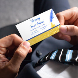 エレガント公証人ローン署名業者の縁ど金ゴールド 名刺