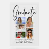 エレガント写数々の真卒業生 アクリルサイン (正面)