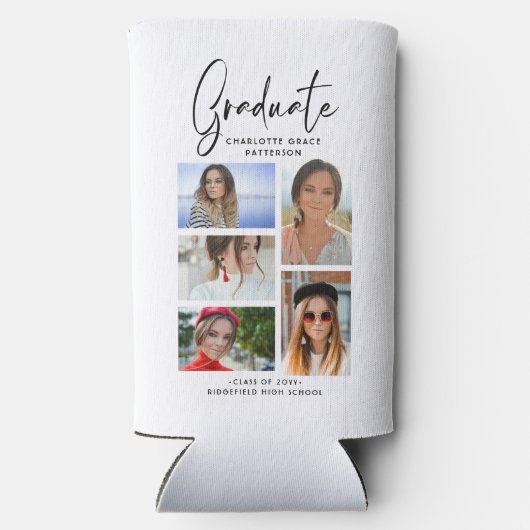 エレガント写数々の真卒業生 スリム缶クーラー (裏面)