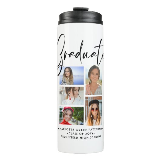 エレガント写数々の真卒業生 タンブラー (正面)