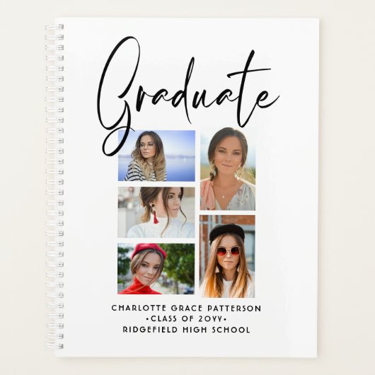 エレガント写数々の真卒業生 プランナー手帳 (正面)