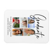 エレガント写数々の真卒業生 マグネット (横)