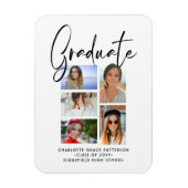 エレガント写数々の真卒業生 マグネット (縦)