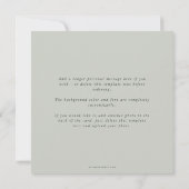 エレガント写数々の真 セーブザデート (裏面)