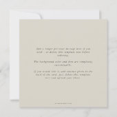 エレガント写数々の真 セーブザデート (裏面)