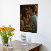 エレガント写真の結婚種類 箔ポスター (レイダウン (キッチン))