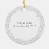 エレガント写真オーナメント セラミックオーナメント (裏面)