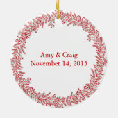 エレガント写真オーナメント セラミックオーナメント (裏面)