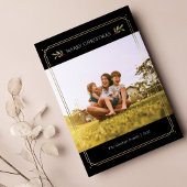 エレガント写真クリスマスファミリーカスタム シーズンカード