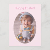 エレガント写真パーソナライズされたピッエレガントクイースター シーズンポストカード (正面)