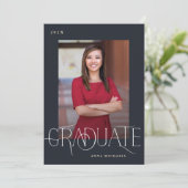 エレガント写真二期卒業 招待状 (スタンド正面)