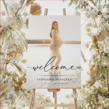 エレガント写真男女兼用赤ちゃんシャワーへようこそ