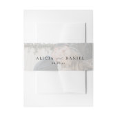 エレガント写真結婚オーバーレイ 招待状ベリーバンド (正面例)