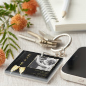 エレガント写真結婚Champagne キーホルダー (正面右)